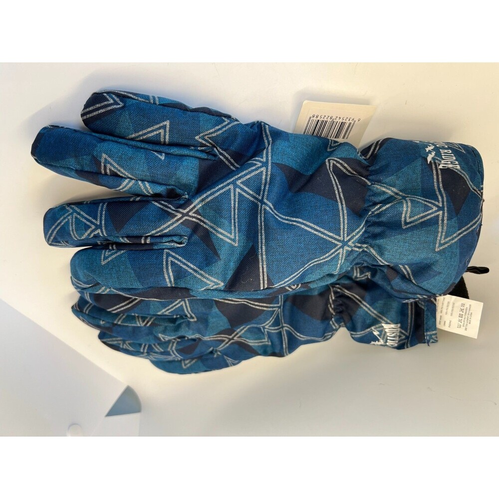 MENS BLUE LARGE Snow Gloves WINTER SLED SKI
